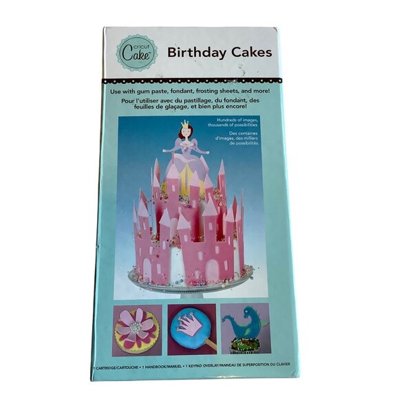 Cricut Cake Birthday Cakes Cartridge Provo Craft & Novelty Girl Castle Princess - Picture 1 of 8